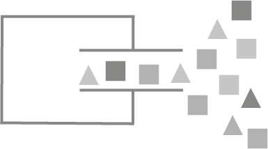 Symbolic representation of Palas aerosol generators solid device