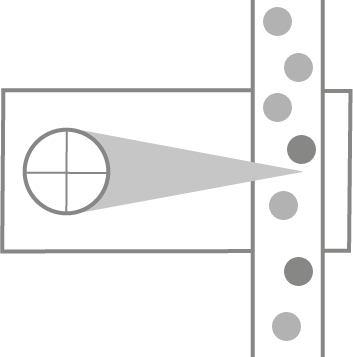 Symbolic representation of Palas aerosol spectrometer device